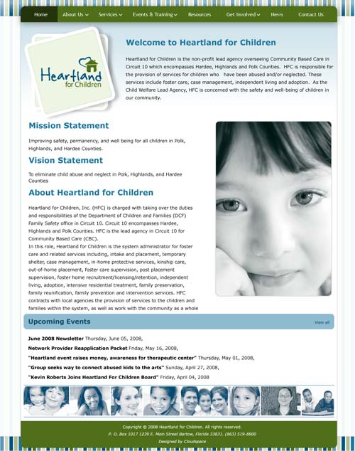 New Heartland for...
<a href= New Heartland for Children website