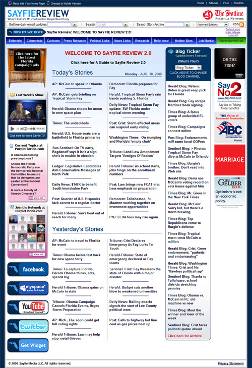 The newly redesigned Sayfie Review website The newly redesigned Sayfie Review website